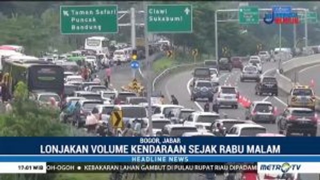 Arus Lalu Lintas Kawasan Puncak Padat