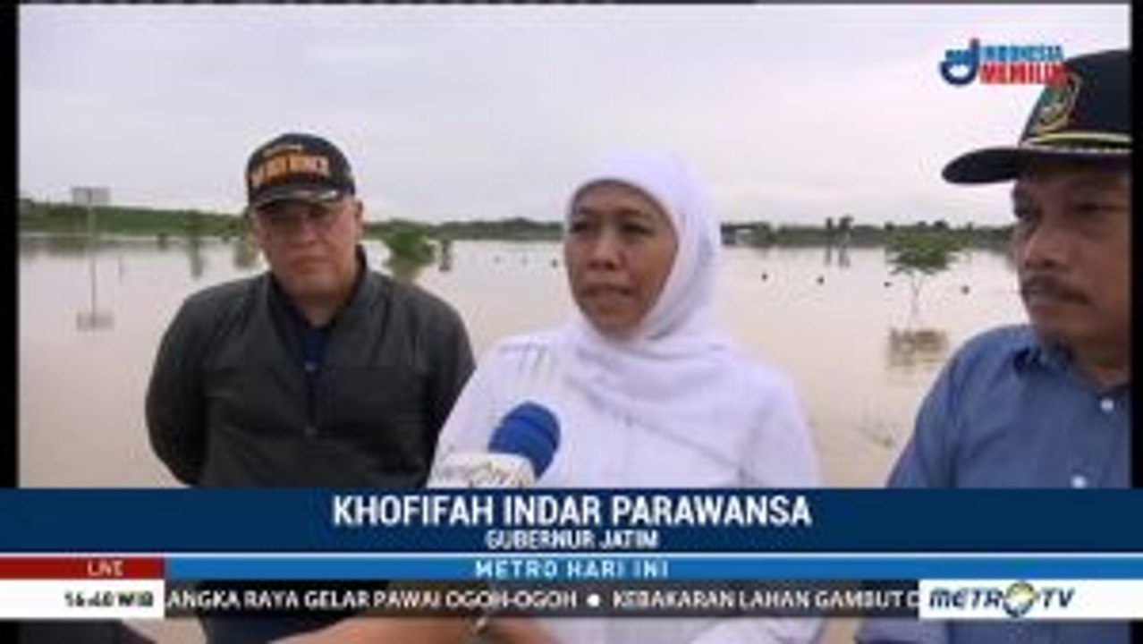 Pemprov Jatim Cari Solusi Atasi Banjir di Tol Surabaya-Ngawi