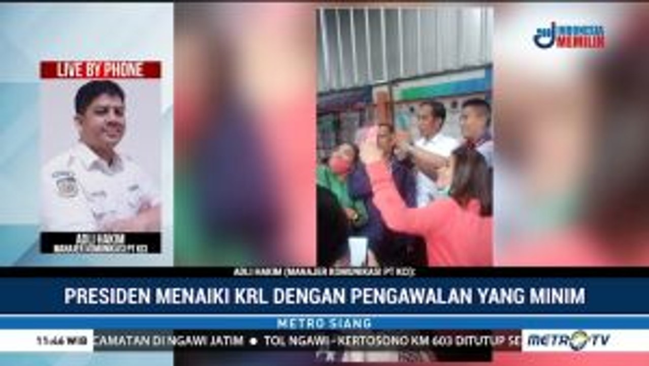 Cerita KCI tentang Perjalanan Jokowi ke Bogor Naik KRL