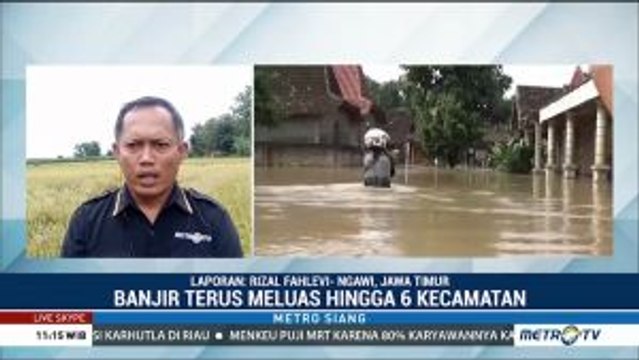 Sejumlah Wilayah di Jatim Banjir