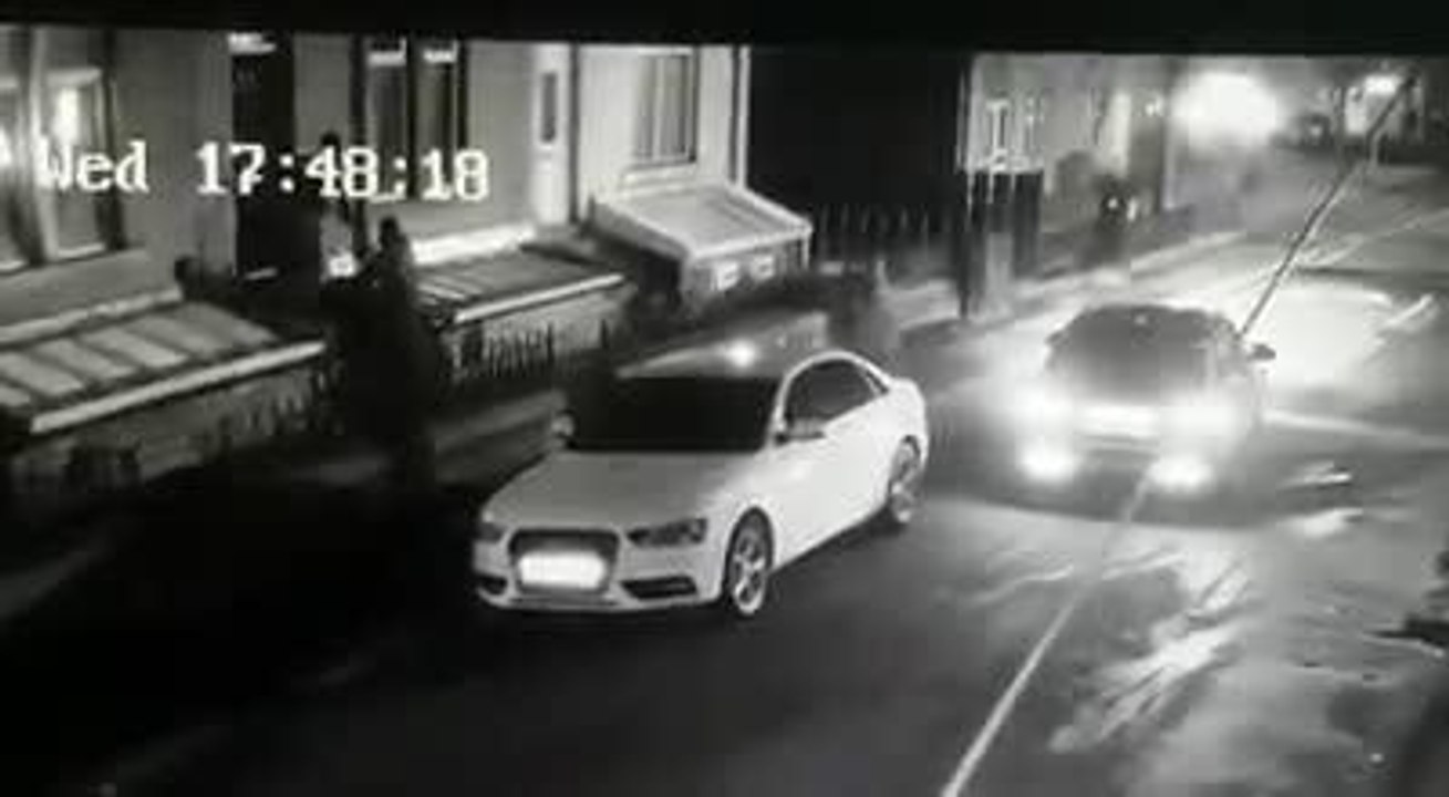 CCTV footage shows raiders break into a Ravensthorpe home.