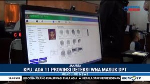 KPU Hapus WNA dari DPT Pemilu 2019