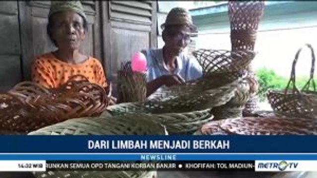 Meraup Rupiah dari Kerajinan Limbah Kelapa Sawit