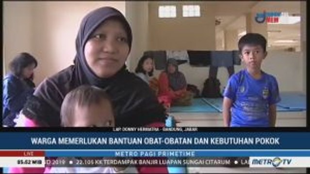 Korban Banjir Kabupaten Bandung Butuh Bantuan Makanan dan Obat-obatan