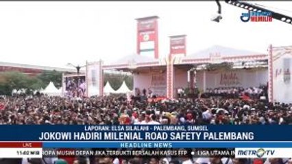 Jokowi Hadiri Millenial Road Safety di Palembang