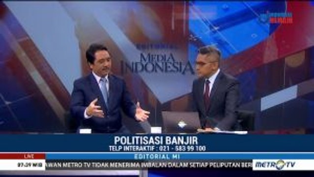 Bedah Editorial MI: Politisasi Banjir