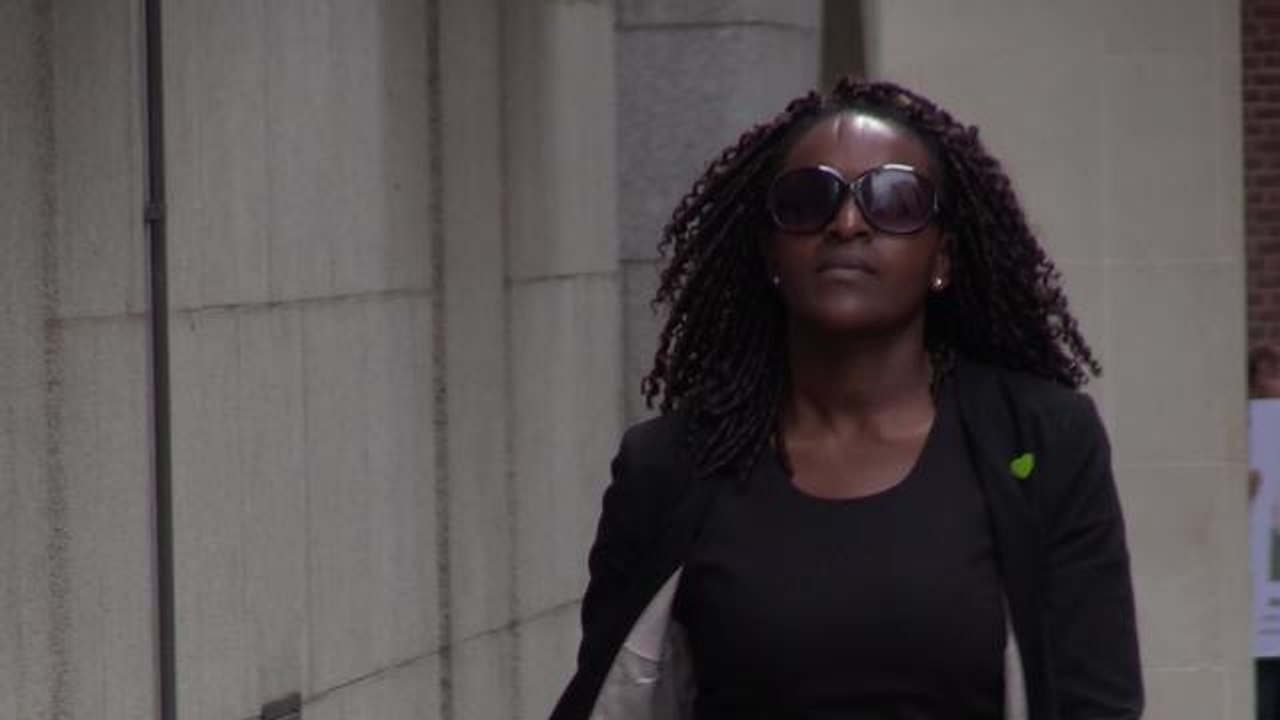 Fiona Onasanya arriving at court