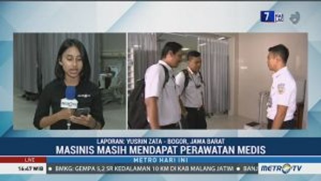 Masinis KRL yang Anjlok Jalani Perawatan di RS Salak Bogor