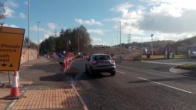 Jarrow Road roadworks