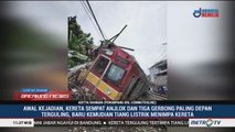 Detik-detik Anjloknya KRL Rute Jatinegara-Bogor