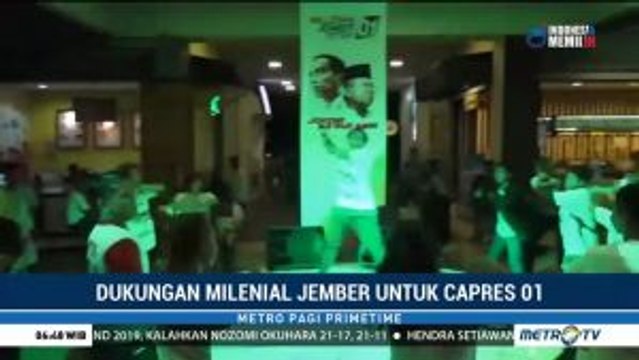 Dukungan Milenial Jember untuk Jokowi-Ma'ruf