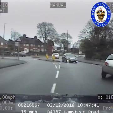SWNS_101218_Shocking footage shows drunk drivers swerving all over the road as police launch pre-Christmas crackdown
