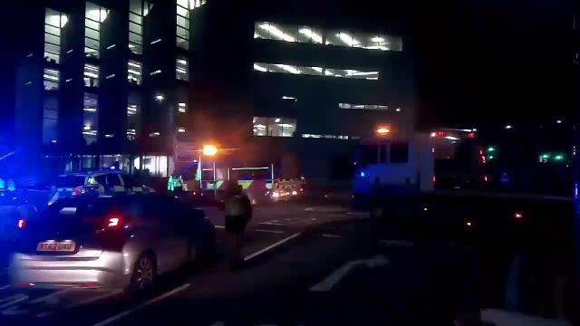 Sheffield road closed after Police van crash