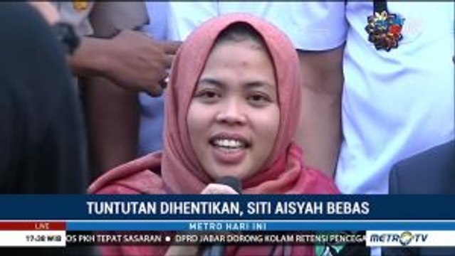 Siti Aisyah Ucapkan Terima Kasih kepada Jokowi