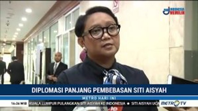 Menteri Retno: Pembebasan Siti Aisyah Buah dari Upaya Panjang Diplomasi RI