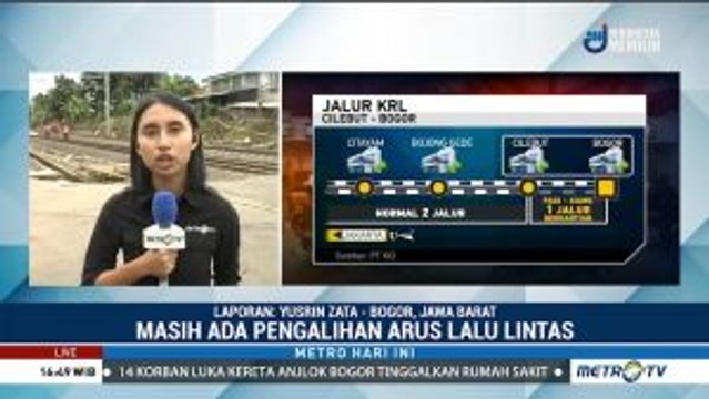 Jalur KRL Jakarta-Bogor di Sudah Bisa Dilalui