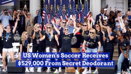 Secret Deodorant Puts Money Into US Women's Soccer
