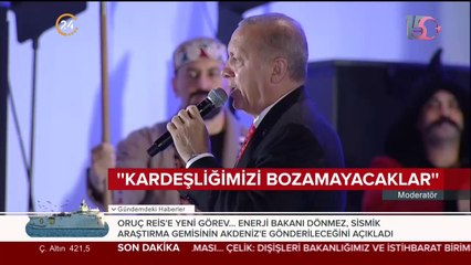 Erdoğan milletle buluştu