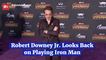 Robert Downey Jr Reflects On His Time As Iron Man