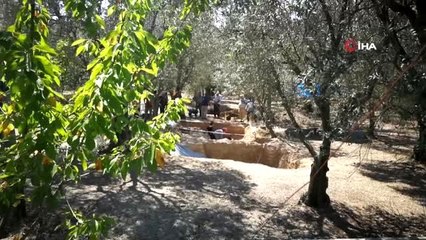 Roma dönemine ait mezardan iskelet çıktı