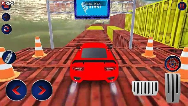 Extreme Impossible Track Car Stunt Drive Simulator - Android Gameplay