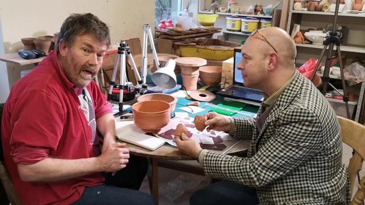 Broadcaster found remains of ancient site and pottery during dig that took place in his garden