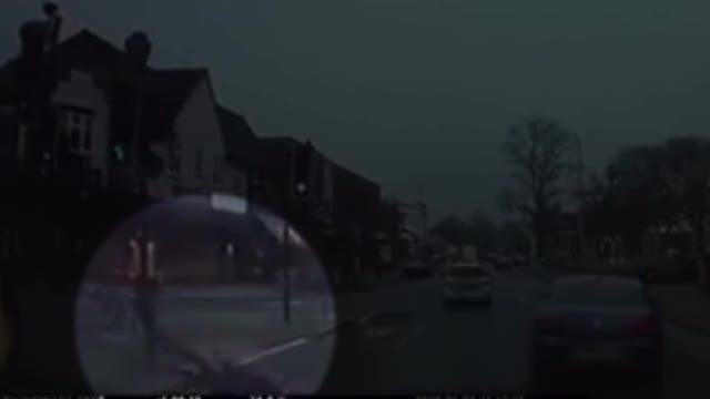Dashcam footage of cyclist hit by drug dealer