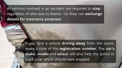 What to do if you witness a road traffic collision?