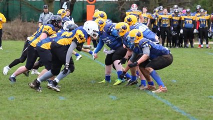 Spitfires American football action