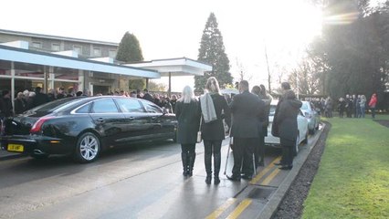 Funeral of Overton schoolboy Reece Holt