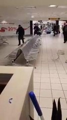 Belfast International Airport fight