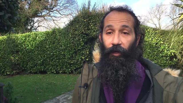 Paul Curtis complaining about a cockerel (Battle)