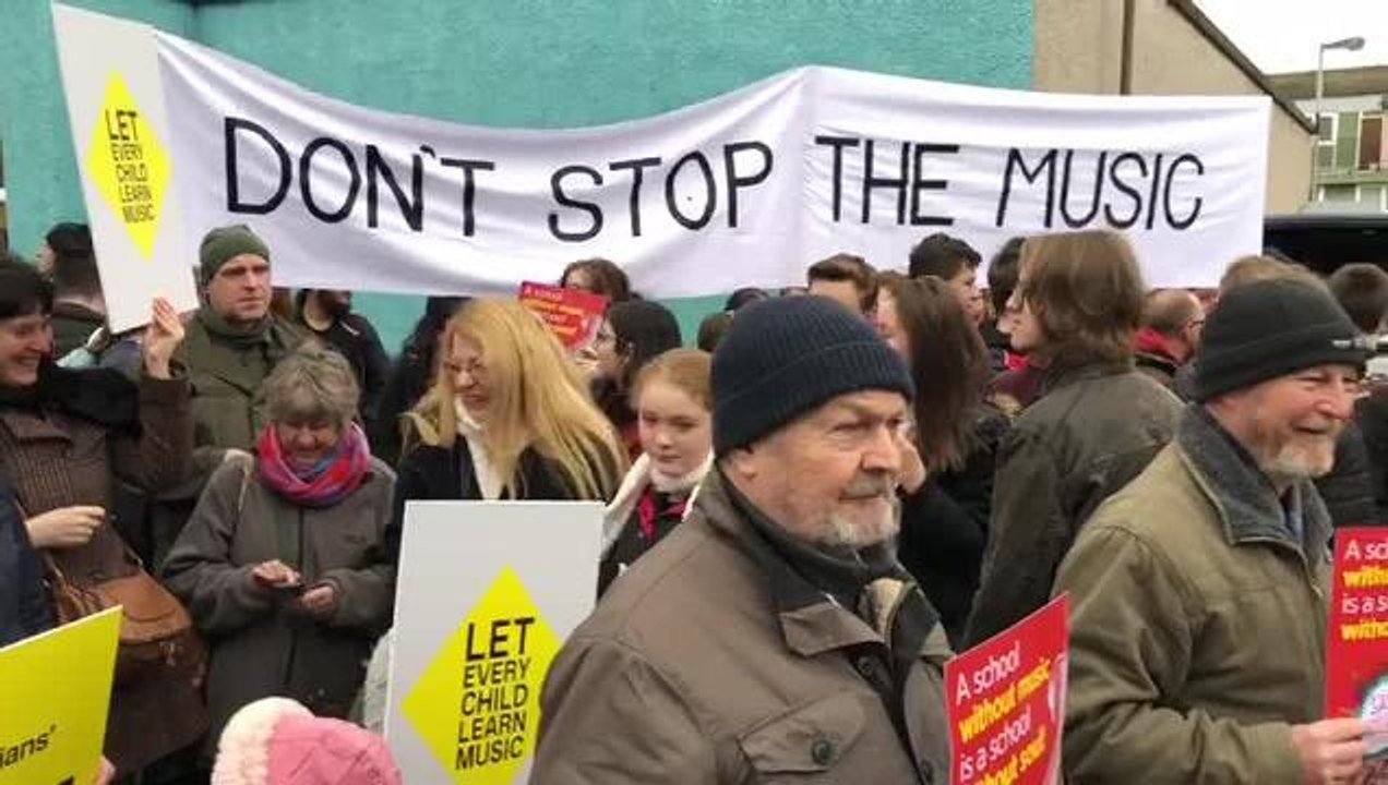 Midlothian protests