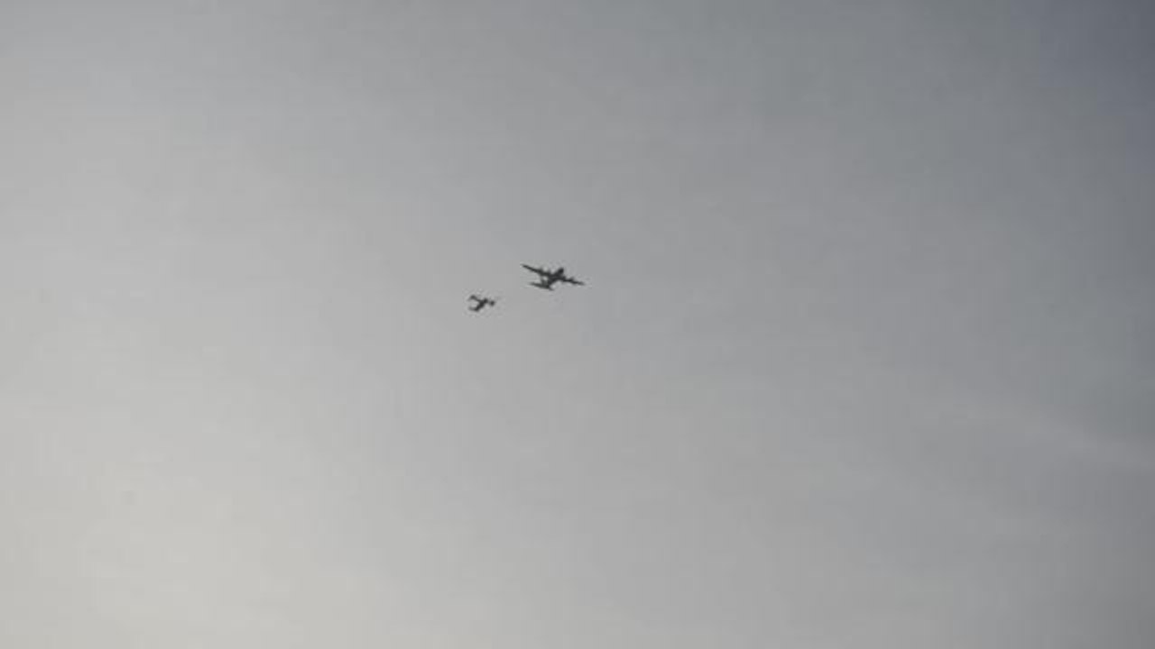 Fly past