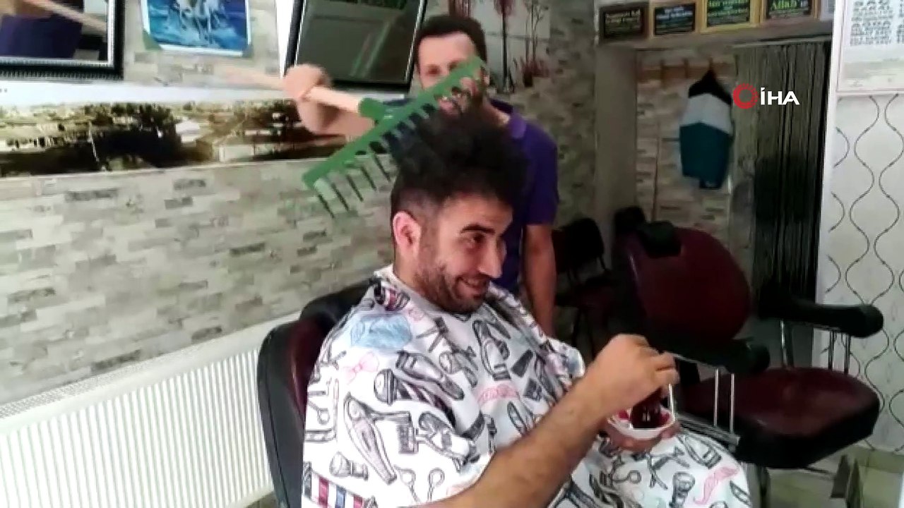 Bahçe biçimi değil, saç kesimi