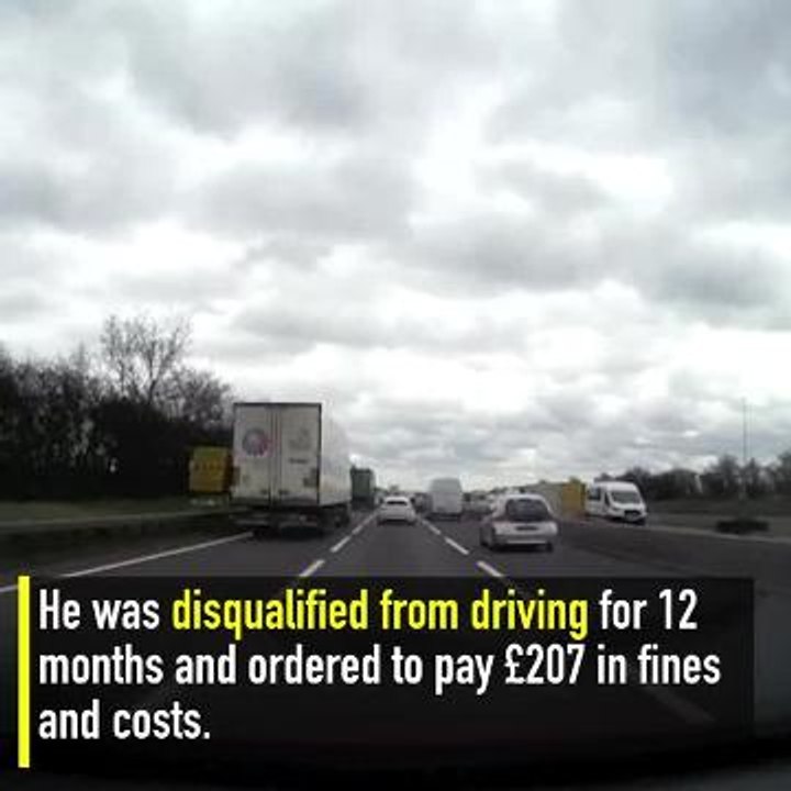 M1 crash dashcam footage