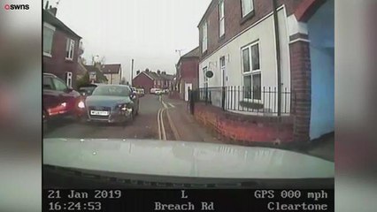 100 mph chase through Derbys and Notts in stolen car
