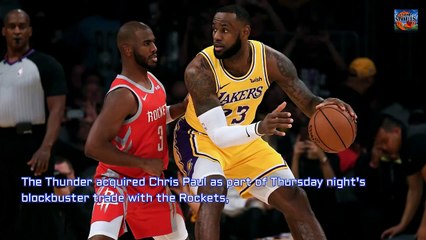 Could new Thunder guard join Lakers, LeBron James after potential buyout