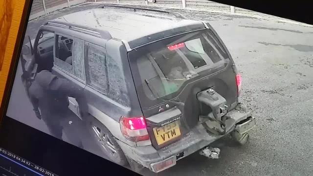 Ram raiders were captured on CCTV after targeting Rotherham home