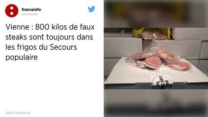 Vienne : 800 kg de « faux steaks » encombrent encore le Secours populaire