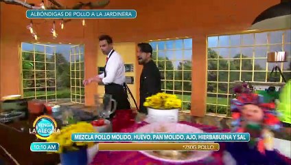 ¡Deliciosas albóndigas de pollo a la jardinera! | Venga La Alegría