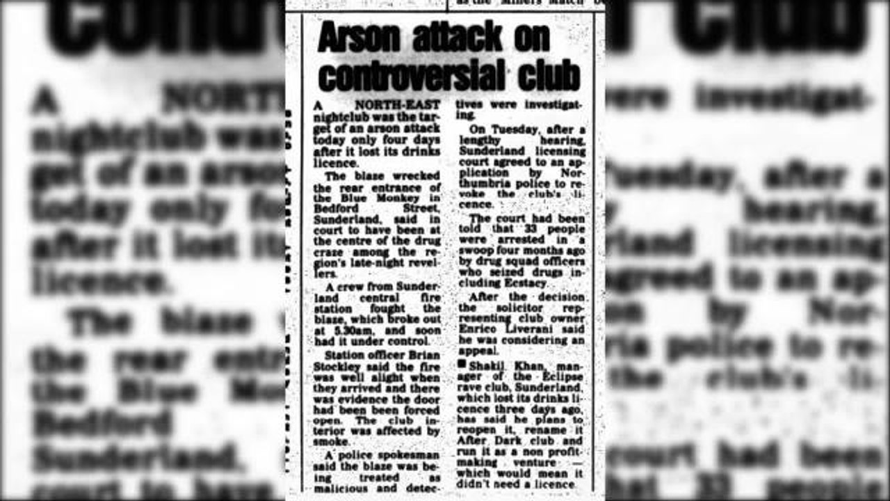 Tale of Two Monkeys: Watch trailer ahead of new film telling story of how New Monkey and Blue Monkey became centre of Sunderland's rave club culture