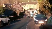 Lorry overturned Halifax