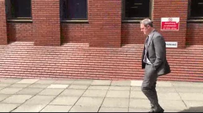 Dominic Peachey outside Leeds Crown Court