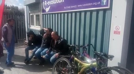 Syrian refugees bike scheme