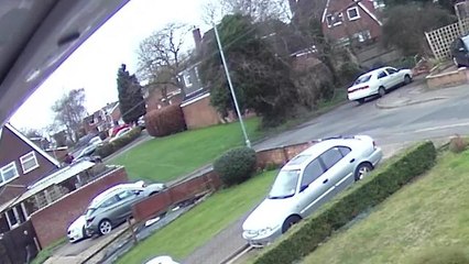 Home burglary caught on camera