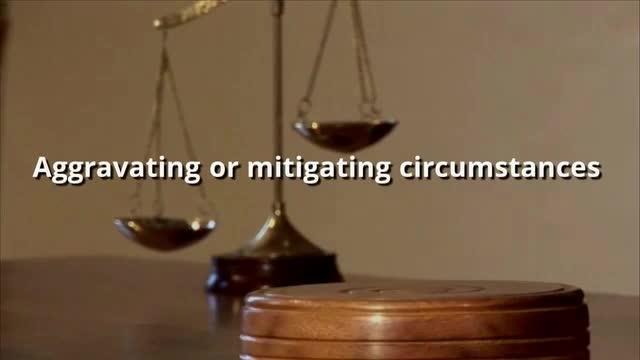 How offenders are sentenced