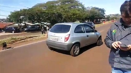 Mulher de 34 anos é vítima de atropelamento