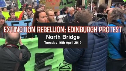 Climate Change Edinburgh Protest