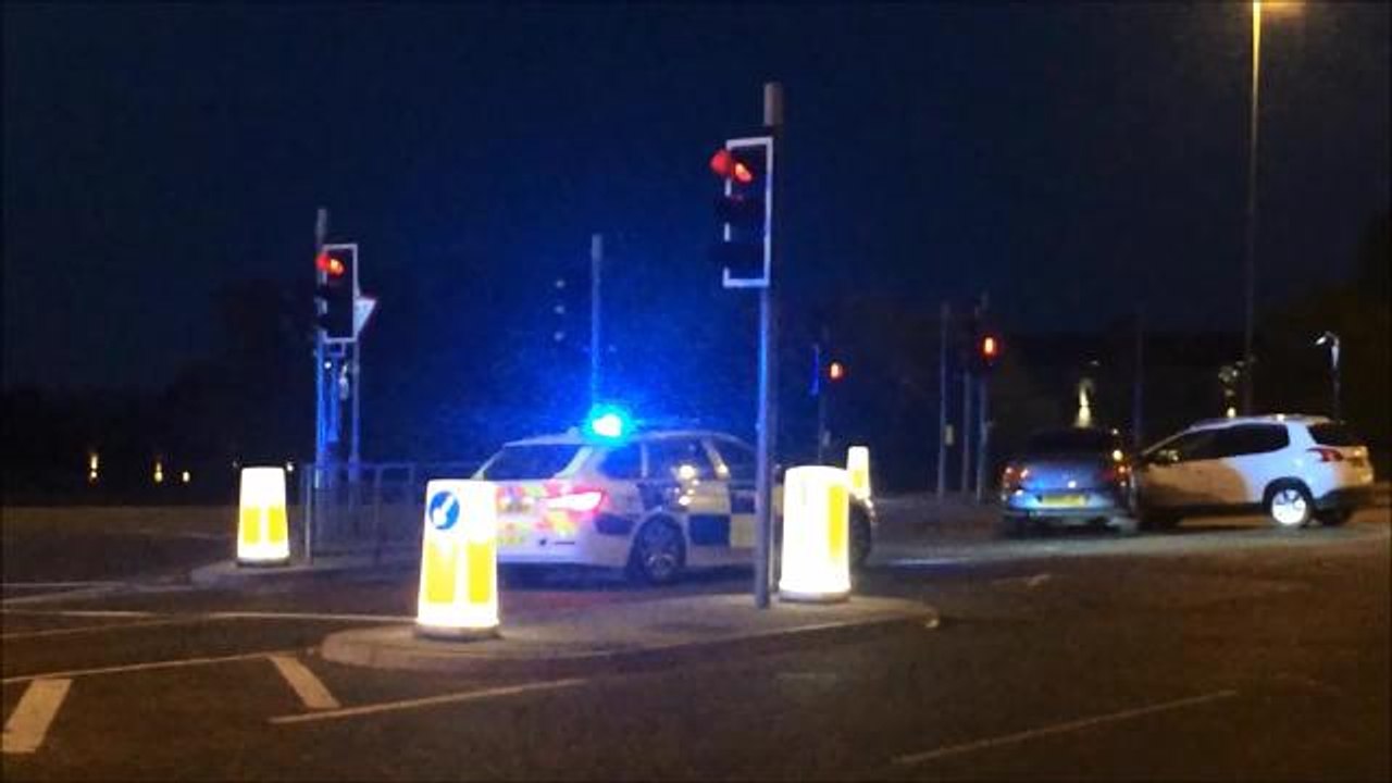 Emergency services were called to Tingley following a crash at the traffic lights on the A650 Bradford Road.